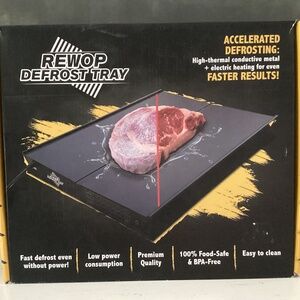 Rewop Defrost Tray Rapid Meat Defrosting New In Box Conductive Metal Electric